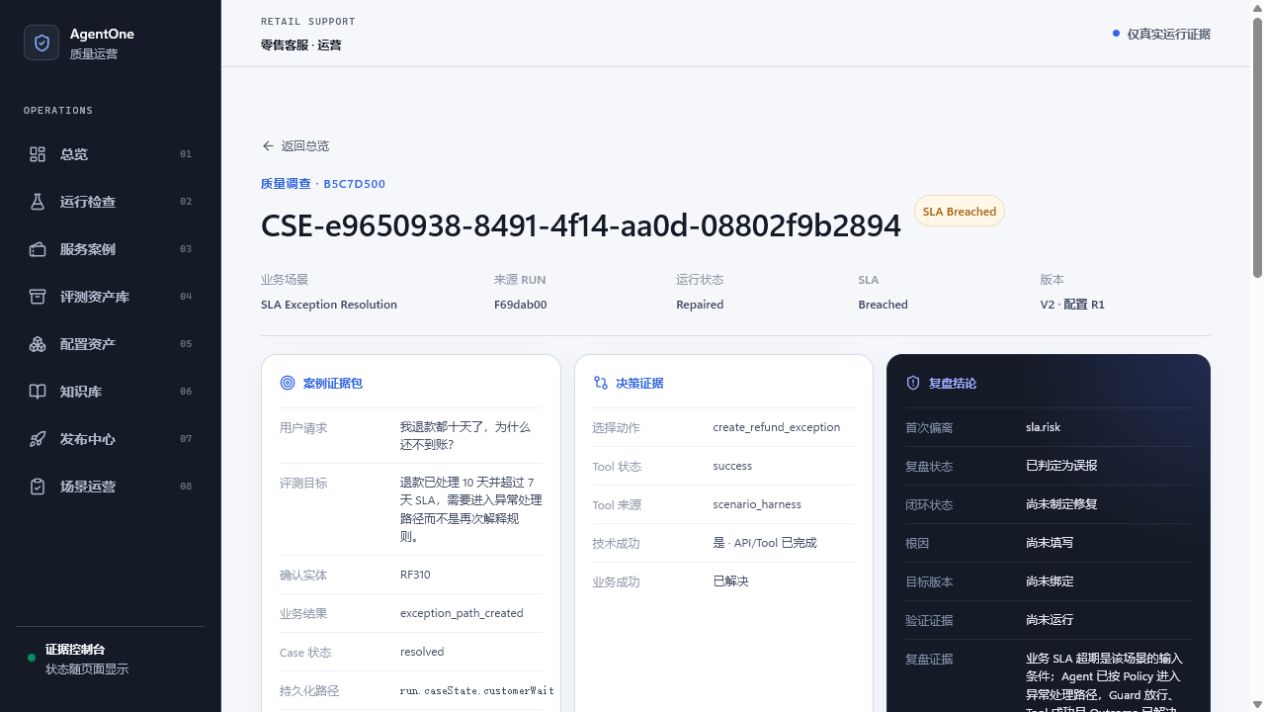 ResolveAI Case 调查工作台